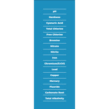 Load image into Gallery viewer, SUNTOUCH TREASURES 16 in 1 High Sensitivity 100 Water Test Strips, pH, Hardness, Chlorine, Lead, Iron, Copper, Lead, Nitrate, Nitrite for Home, Pool or Spa