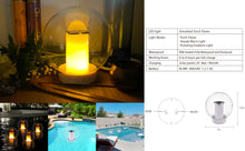 Load image into Gallery viewer, SUNTOUCH TREASURES - Solar Floating Pool Lights, Solar Flame Lights, Outdoor Waterproof Glowing Orb for Pool, Spa, Garden, Bedroom Night Decoration 1 Piece.