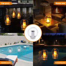 Load image into Gallery viewer, SUNTOUCH TREASURES - Solar Floating Pool Lights, Solar Flame Lights, Outdoor Waterproof Glowing Orb for Pool, Spa, Garden, Bedroom Night Decoration 1 Piece.