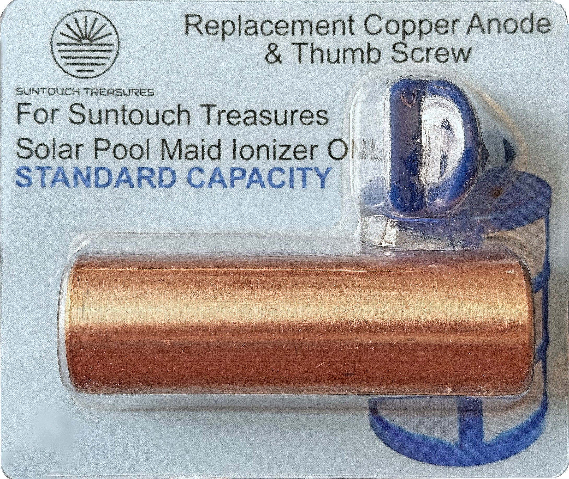 SUNTOUCH TREASURES – Replacement Mineral Cartridge for Solar Pool Maid Mineral System – Standard Capacity
