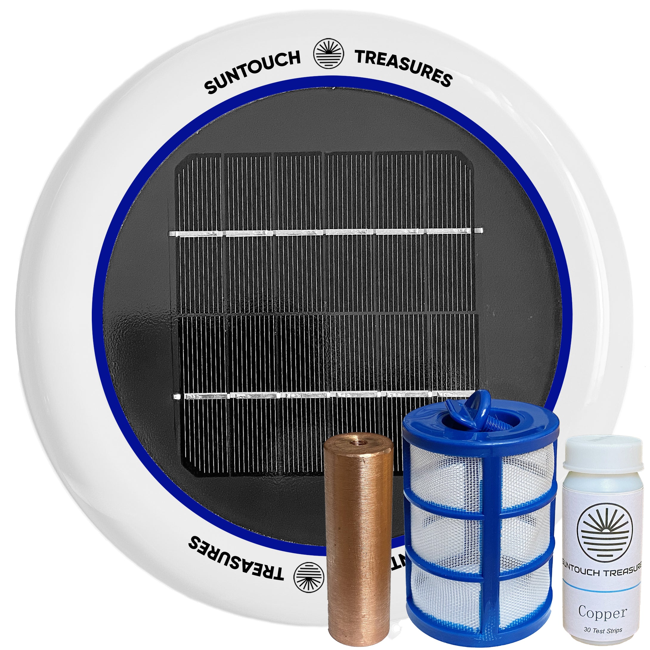 SUNTOUCH TREASURES SOLAR POOL MAID IONIZER - ORIGINAL UP TO 35,000 gallons