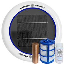 Load image into Gallery viewer, SUNTOUCH TREASURES SOLAR POOL MAID IONIZER - ORIGINAL UP TO 35,000 gallons
