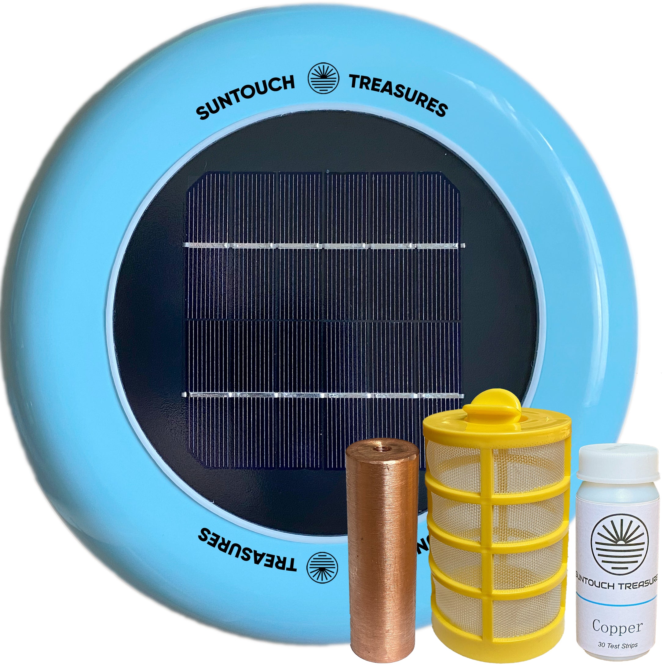 SUNTOUCH TREASURES SOLAR POOL MAID IONIZER - HIGH CAPACITY UP TO 45,000 gallons