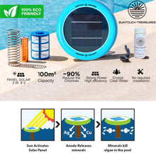 Load image into Gallery viewer, SUNTOUCH TREASURES SOLAR POOL MAID IONIZER - NEW DESIGN UP TO 35,000 gallons
